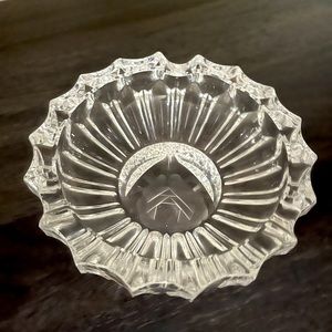 Fine glass jewelry plate